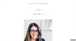 Desktop Screenshot of maiastarmccann.com